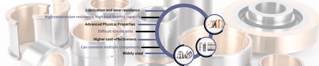 Double Metal Copper Clad Steel Thrust Disc Bearing for Wind Turbine Machinery