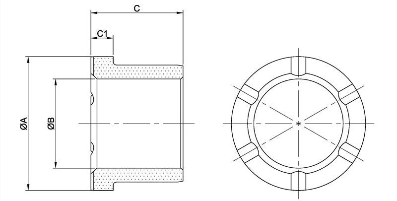 Gary Electric Submersible Pump Sleeves Tungsten Carbide Bush Oil Press Fit Bushing Tungsten Carbide Bushing China Tungsten Carbide Sleeve Bushing with Keyway