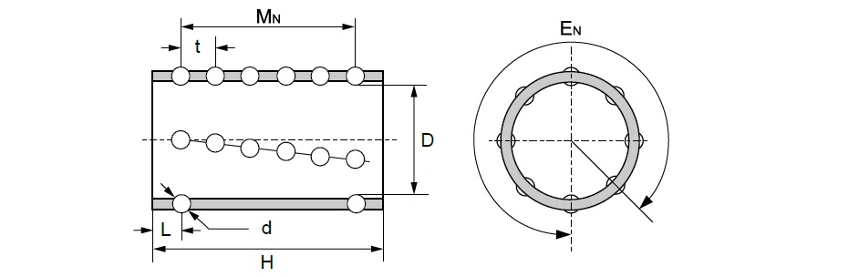 Bronze Ball Retainer Ball Cage