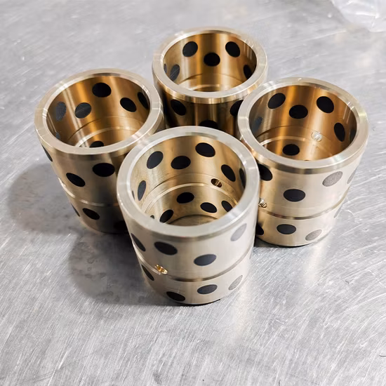 自己潤滑性固体黒鉛青銅ガイドブッシュ